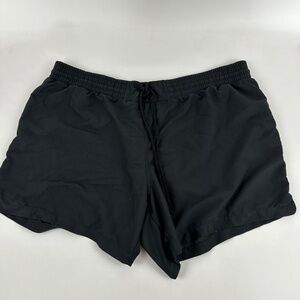 Ava & Viv Athletic Shorts Womens 20W Black Drawstring